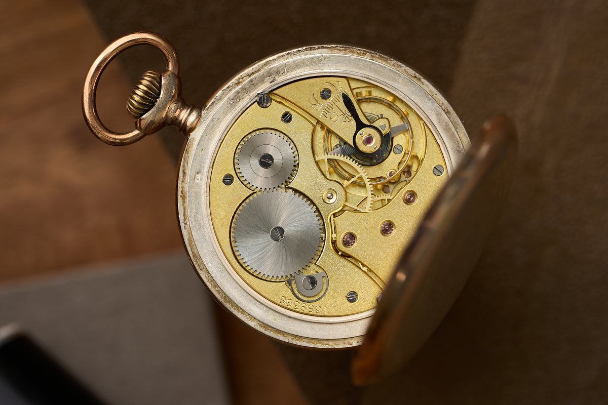 Breguet-Style Blued Hands on White Enamel, c.1912