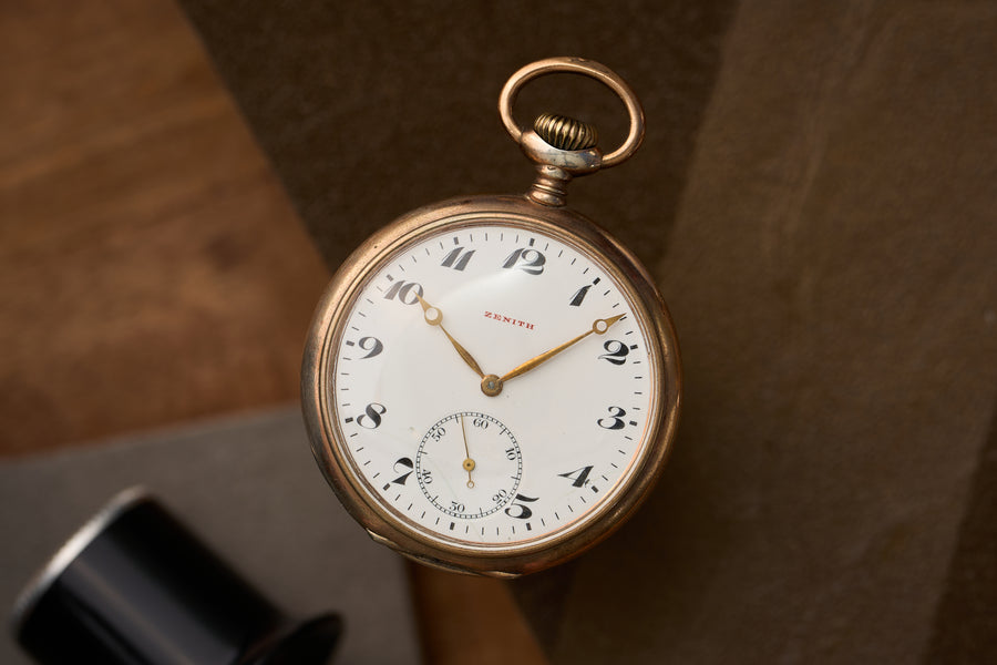 Breguet-Style Blued Hands on White Enamel, c.1912