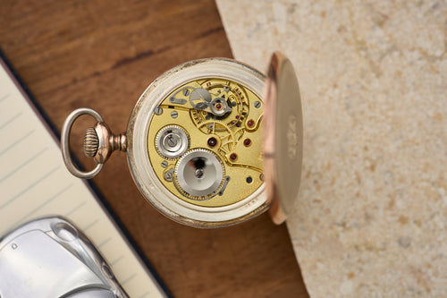 Zenith, Silver Open-Face Pocket Watch, Prima 24-Hour Dial, Grand Prix Paris 1900, c.1930, detail view 2